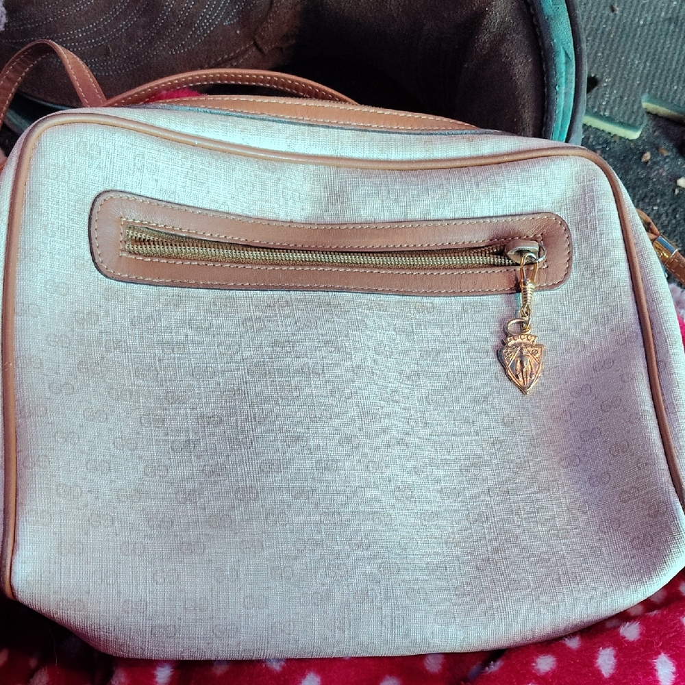 Vintage Gucci Micro Monogram Crossbody Bag